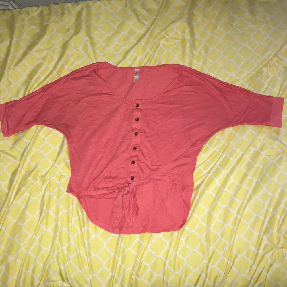 Pink crop top